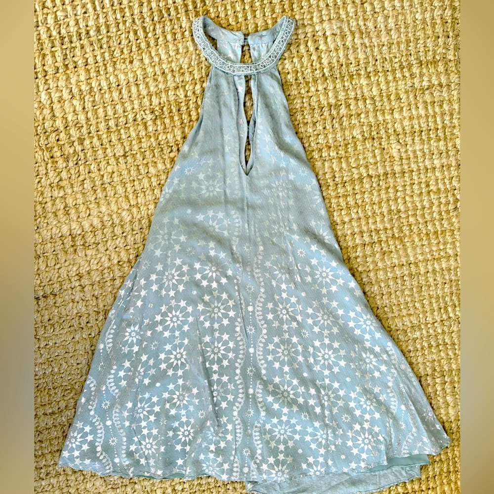 Kimchi Blue Embroidered Halter Dress